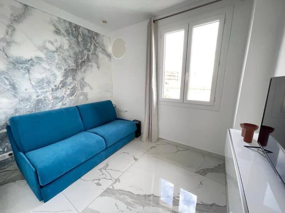 Beach Front, Superbe Appartement Pour 4 Personnes Nice Eksteriør billede