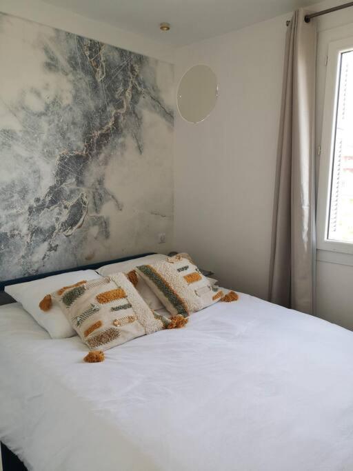 Beach Front, Superbe Appartement Pour 4 Personnes Nice Eksteriør billede